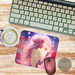  Mystical fairy mouse pad with glowing wings. Durable, non-slip, and stylish! Custom name option available!